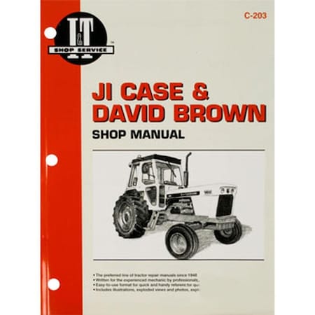 IT-C-203 I&T Shop Manual Fits Case 770 870 1090 1170 885 995 1200 ++ Tractor